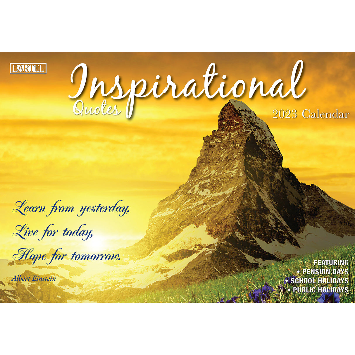 Inspirational ??2023 Rectangle Wall Calendar 16 Months Planner New Year Gift