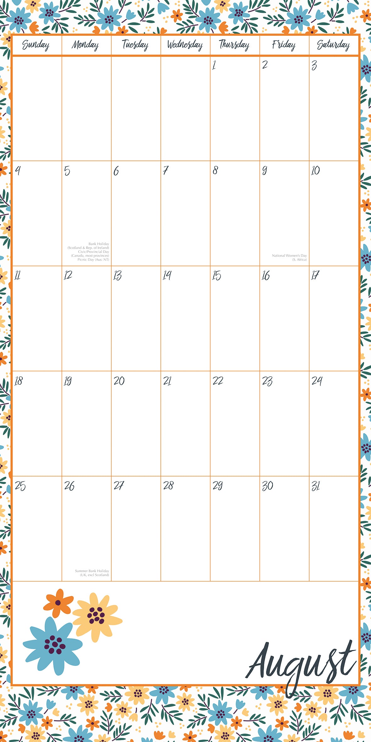 Mum's Organiser 2024 Square Wall Calendar 16 Months School Planner New Year Gift