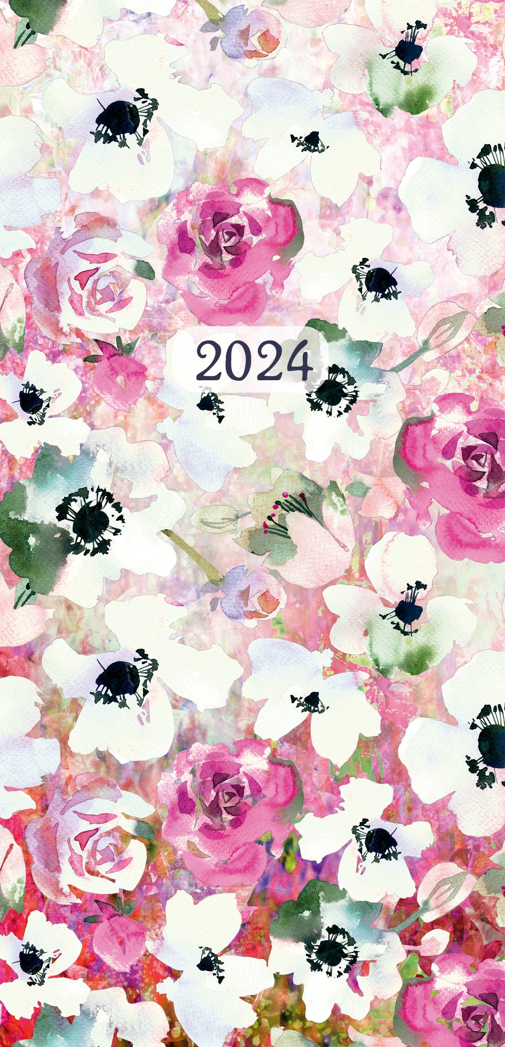 Anemones - 2024 Flexi Pocket Diary Premium Planner Christmas Xmas New Year Gift