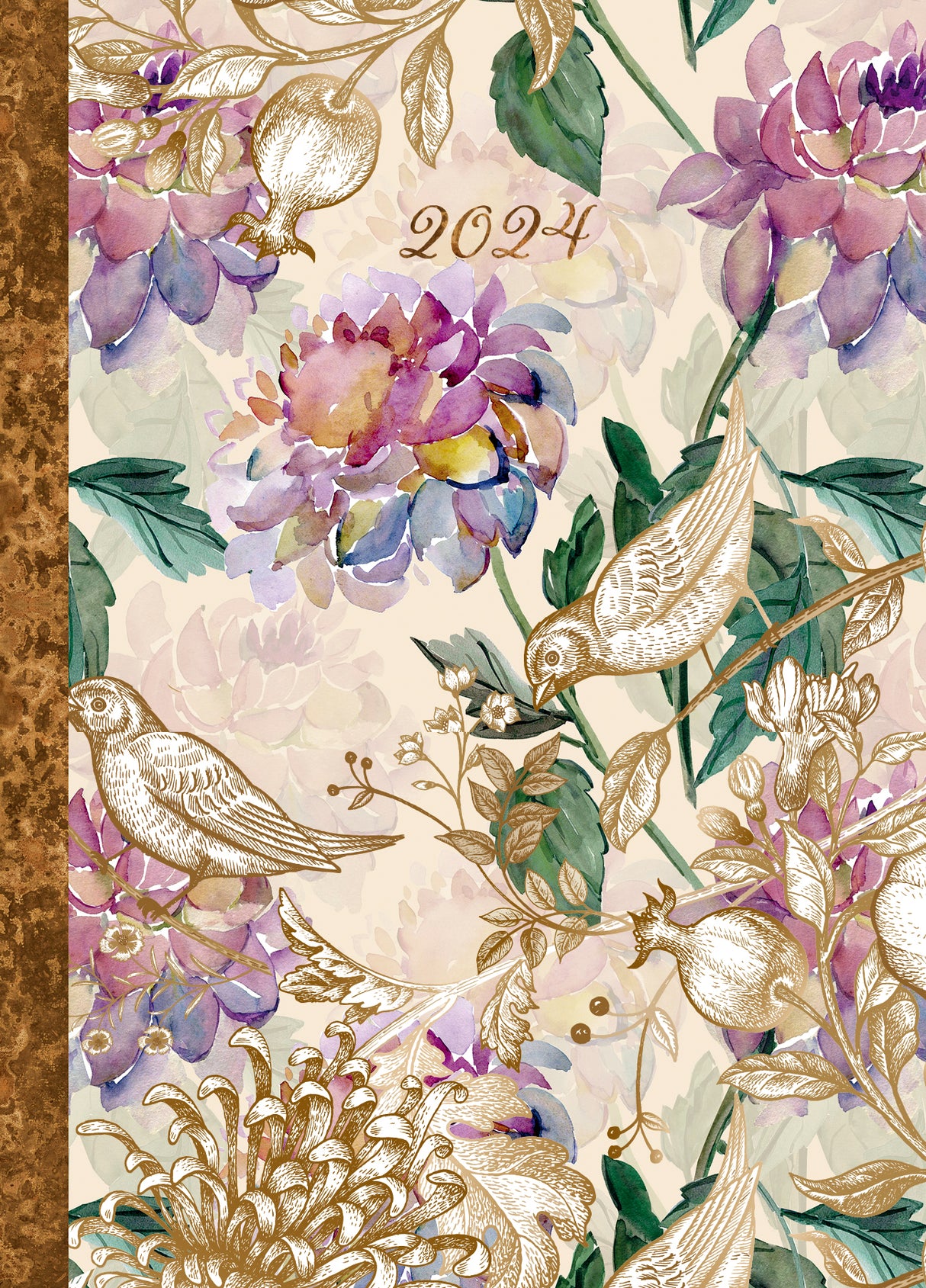Blooming Gorgeous - 2024 Premium A6 Flexi Pocket Diary Planner New Year Gift