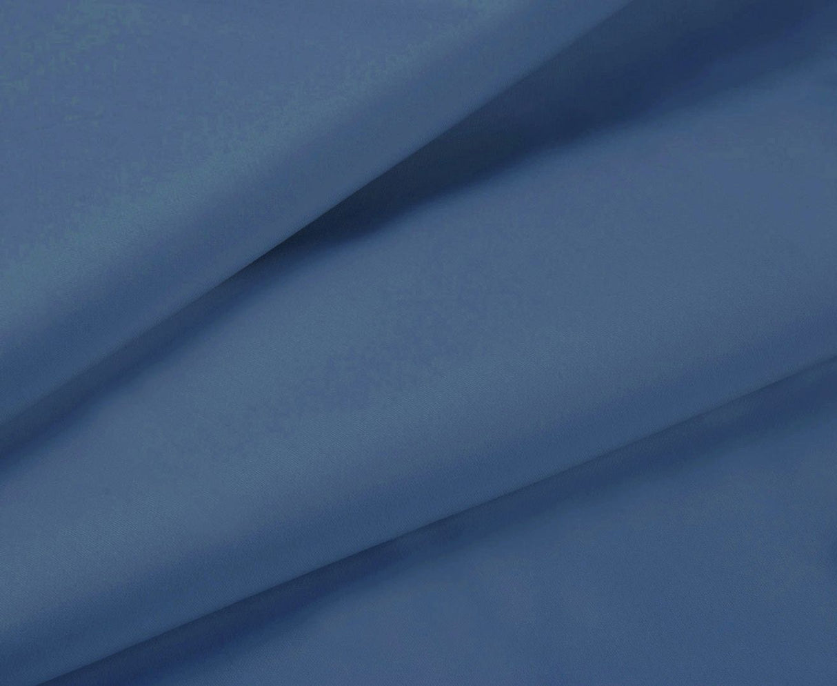 1000TC Ultra Soft Fitted Sheet & 2 Pillowcases Set - King Size Bed - Greyish Blue