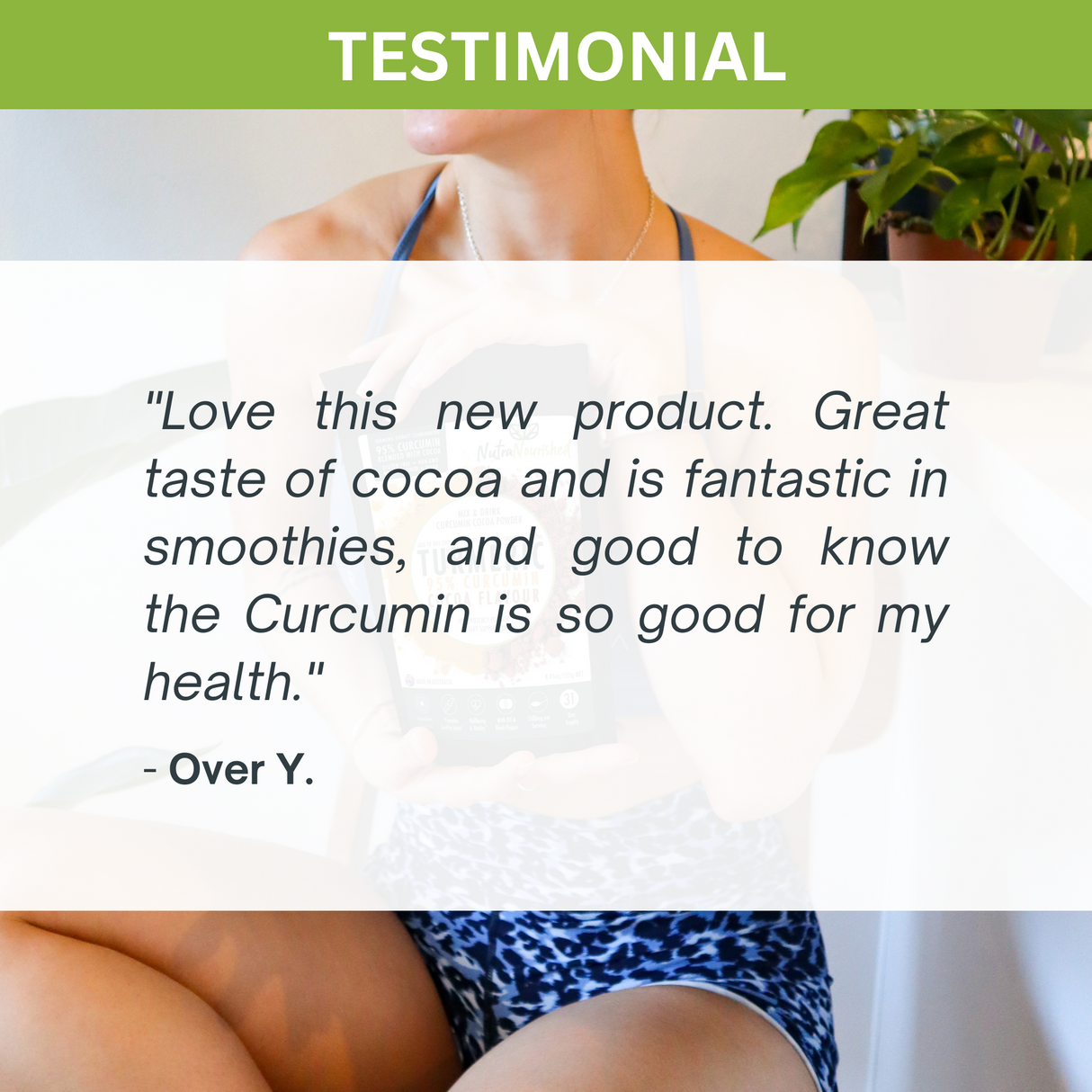 95% Organic Curcumin Extract Cocoa Flavour - Turmeric Powder With Black Pepper - Organic and with Black Pepper - 375g