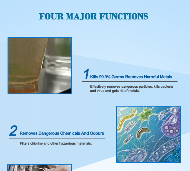 Aimex 16L Water Purifier + 3x 8-Stage Filters