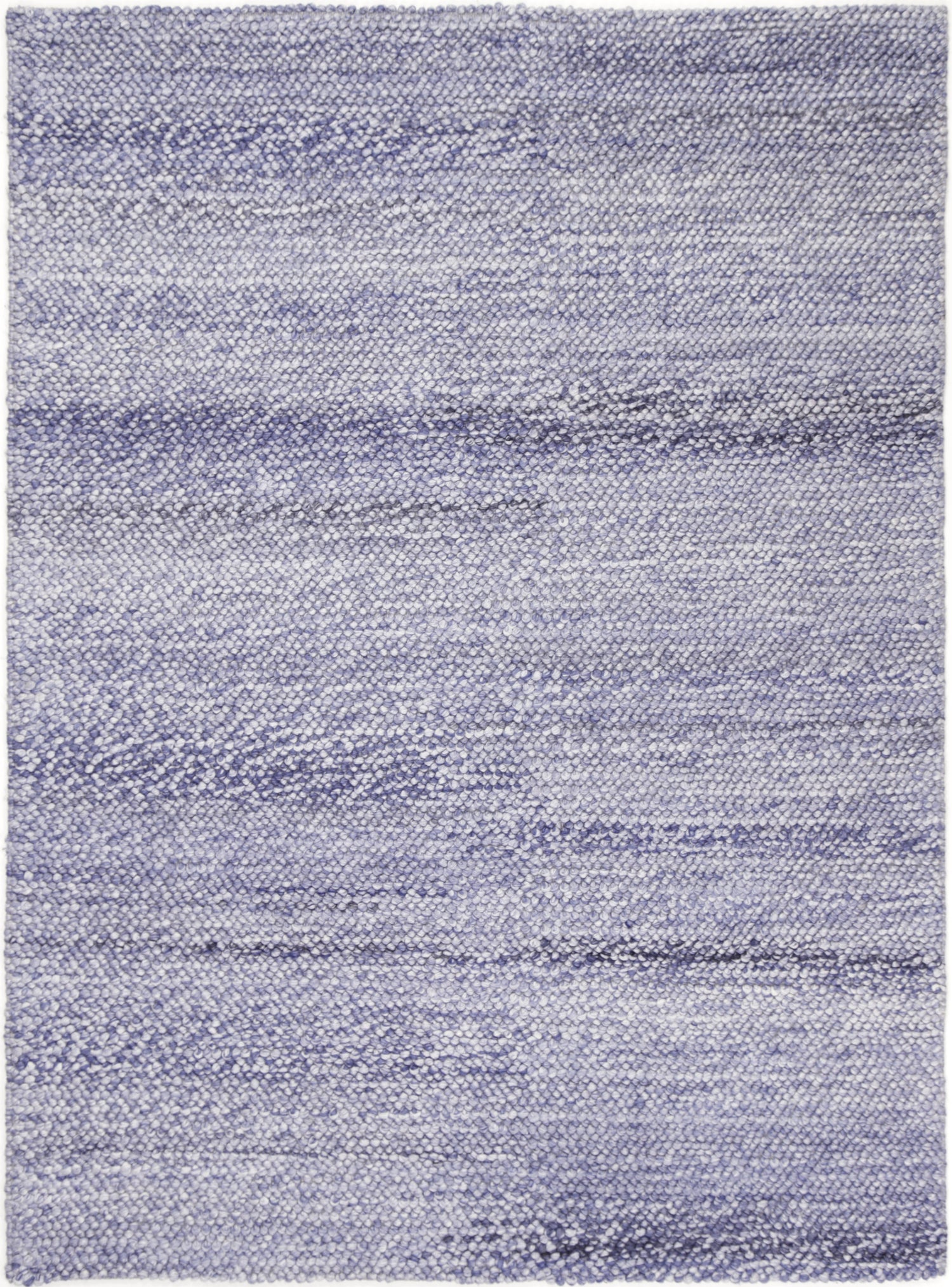 Harlow Loopy Blue Wool Blend Rug 160x230