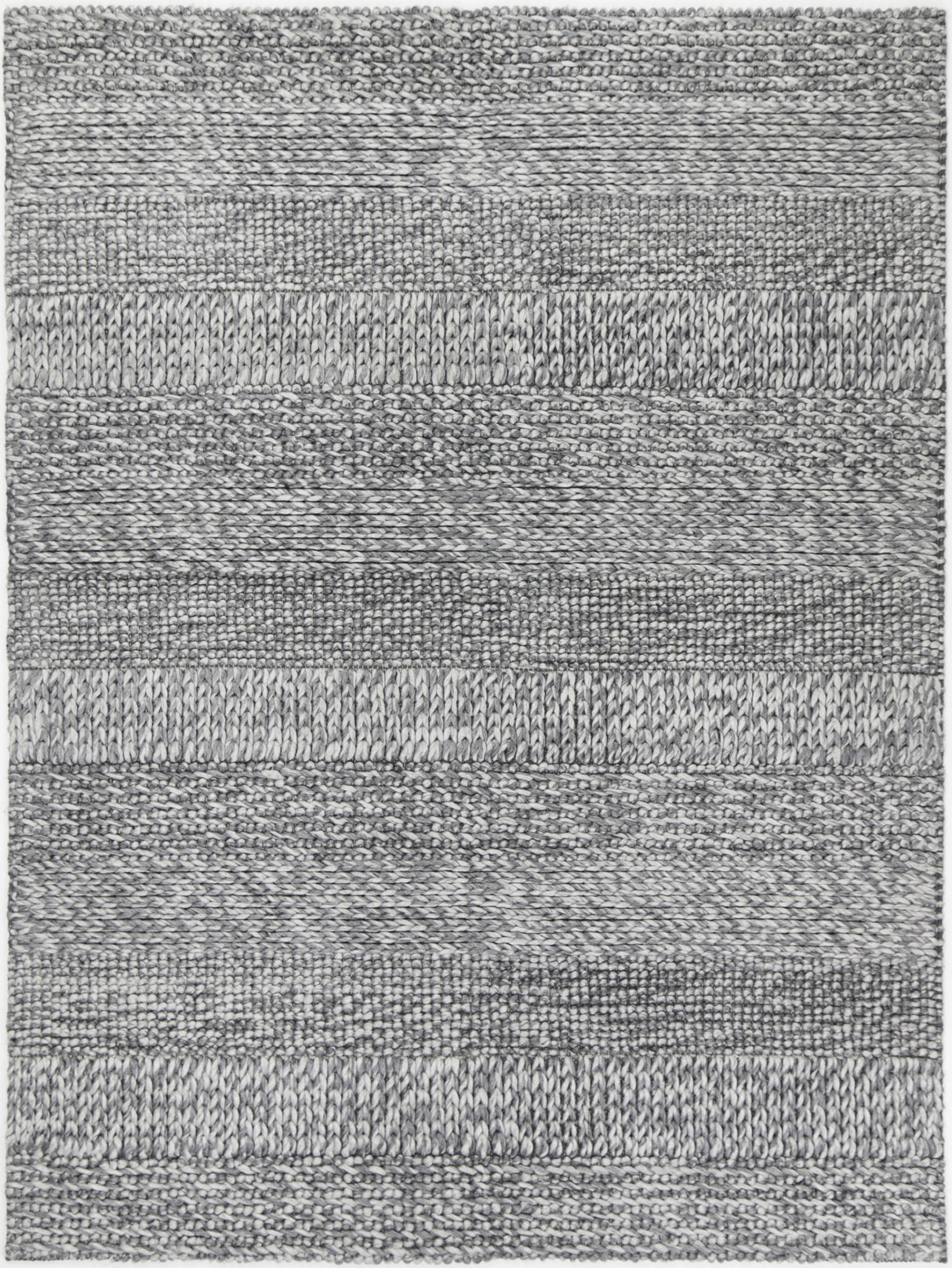 Harlow Grace Charcoal Wool Blend Rug 200x290