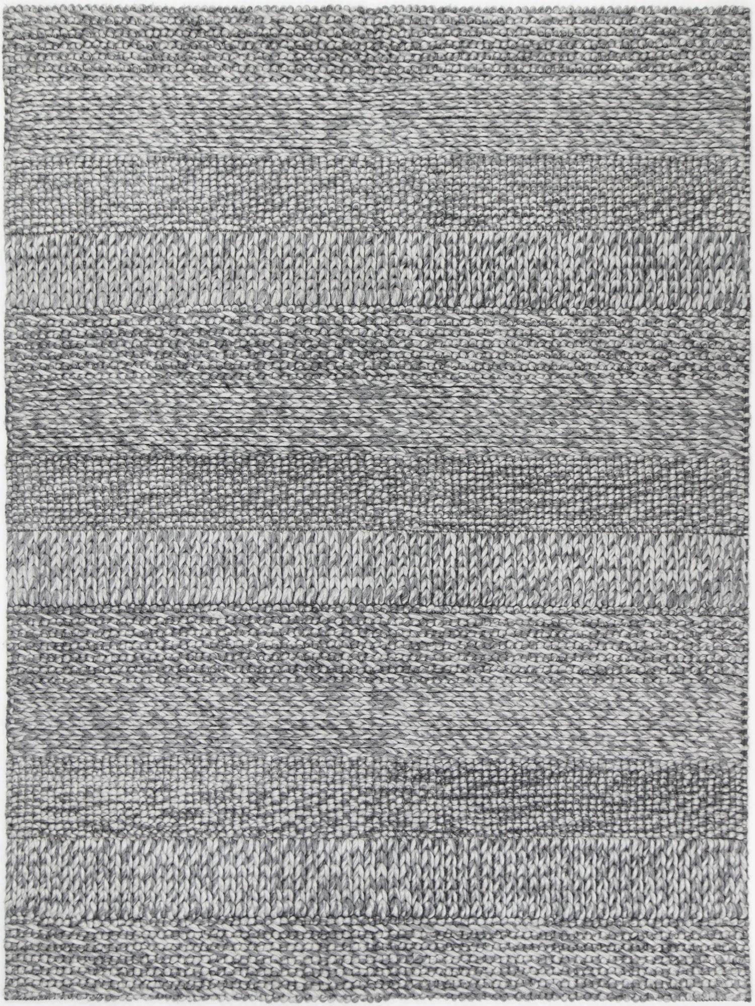 Harlow Grace Charcoal Wool Blend Rug 200x290