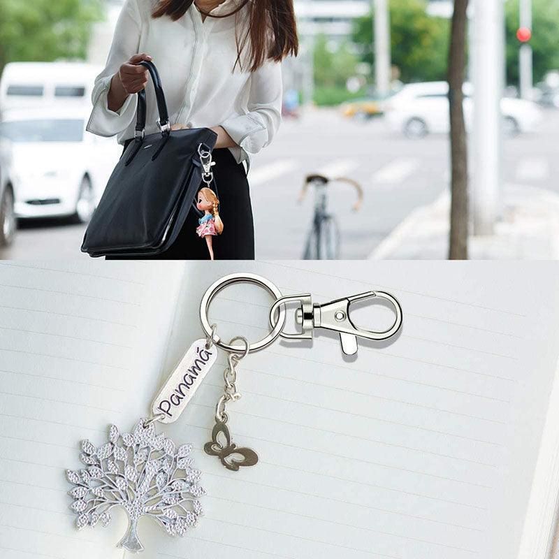 102PCS Lobster Clasp Hooks with Key Rings for DIY Crafts Keychains Jewellery Making