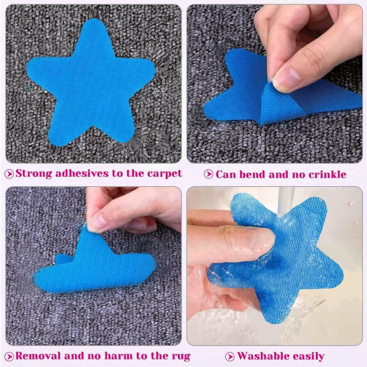 Classroom Sit Dots Carpet Spot Markers 30pcs Circles Stars Arrows Teaching Tool - Square