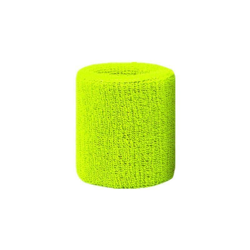 Sport Cotton Wristband Wrist Band Sweatband Sweat Training Tennis Gym Yoga - Blue Gray