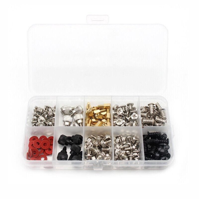 228Pcs Computer Pc Screws Kit Case Motherboard For Cd-Rom Hard Disk Repair Tool