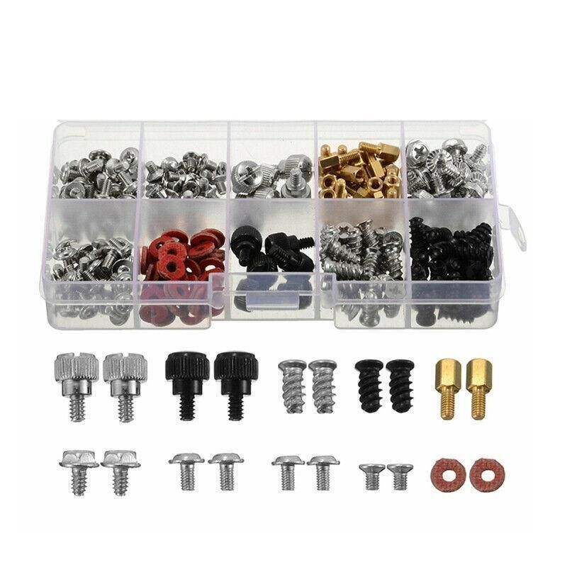 228Pcs Computer Pc Screws Kit Case Motherboard For Cd-Rom Hard Disk Repair Tool