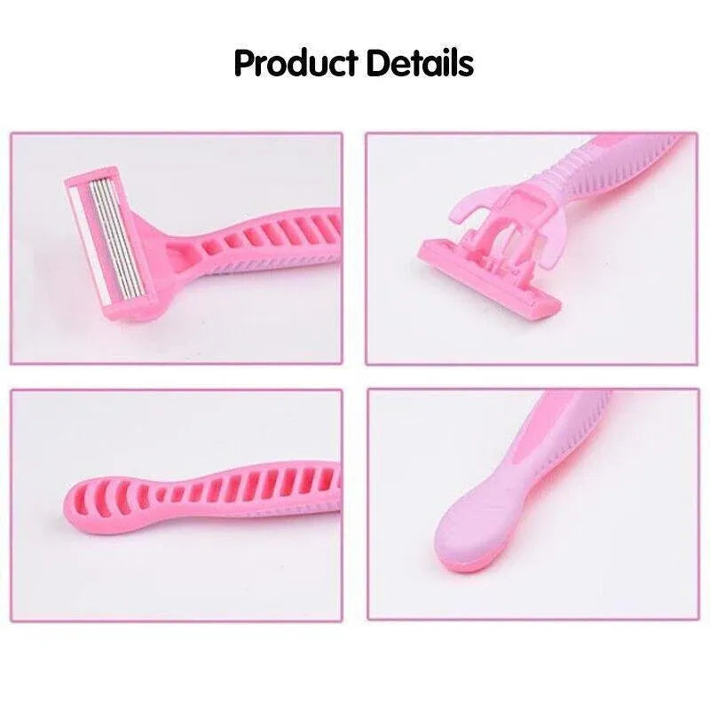 36Pcs Max 5 Layer Floating Blade Razor Shaver Shaving Facial Body Leg Women Lady