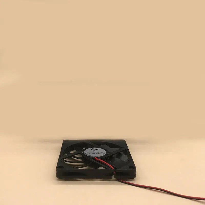 2Pcs 12V 8010 Dc Fan 2 Pin Brushless For Pc Computer Hydroponics Cooling Austock