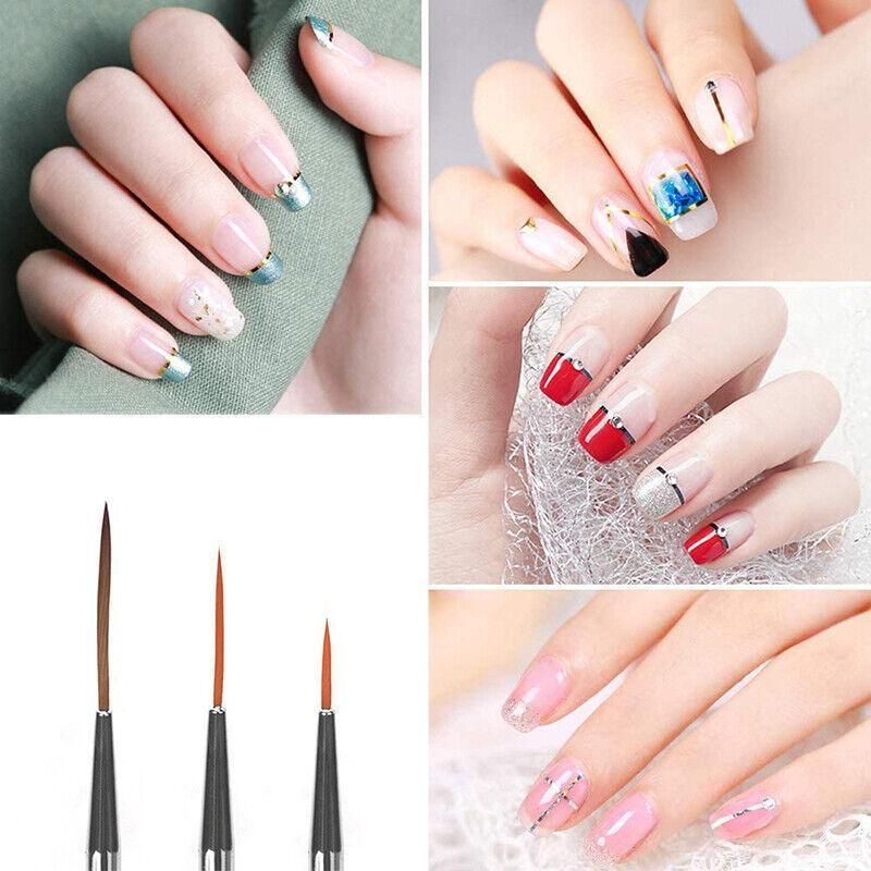 30Pcs Diy Nail Art Painting Drawing Design Brushes Dotting Pen Tool Pen Kit