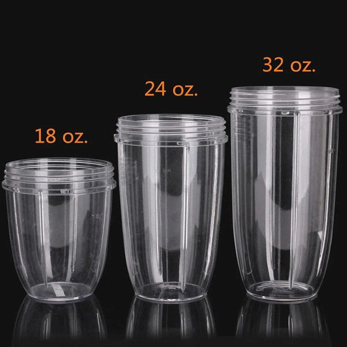 Blender Cups 32OZ 24OZ 18OZ Replacement Accessories Juicer Ice Crushing Blades - 32oz