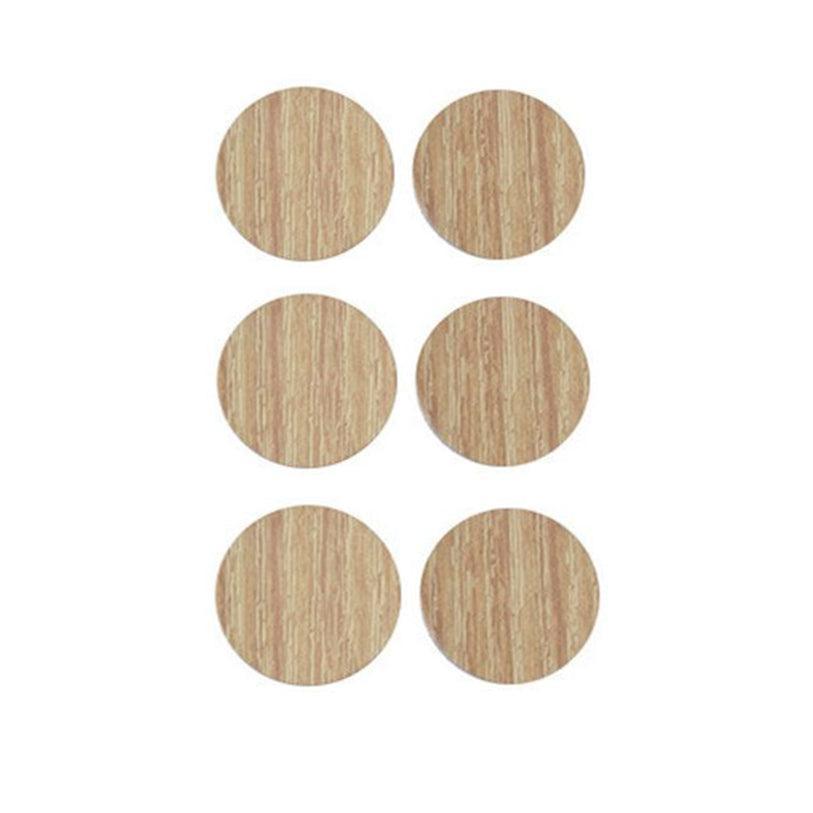 54 X Self Adhesive Decorative Screw Cover Caps Holes Cams Furniture Kitchen 20mm - PC 192