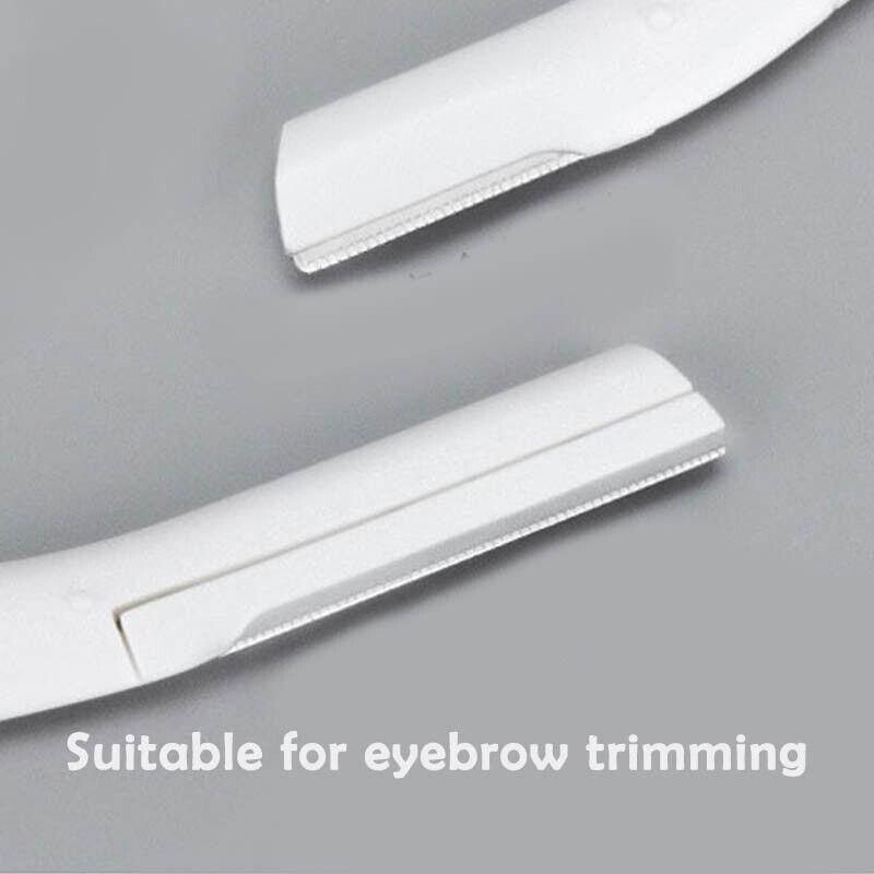 3Pcs Eyebrow Razor Set Facial Hair Remover Dermaplaning Shaving Tool Kit - Clear eyebrow razor*3