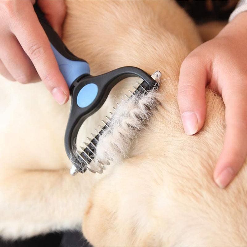 Dog Pet Cat Grooming Comb Brush Undercoat Rake Dematting Deshedding Trimmer Tool