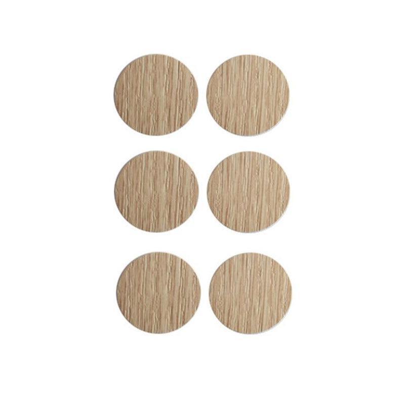 54 X Self Adhesive Decorative Screw Cover Caps Holes Cams Furniture Kitchen 20mm - PC 191