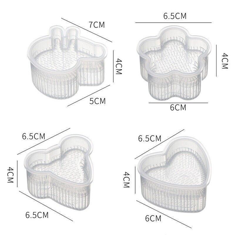 6X Onigiri Mold Sushi Rolls Rice Ball Bento Press Maker Mould Diy Kitchen Tools