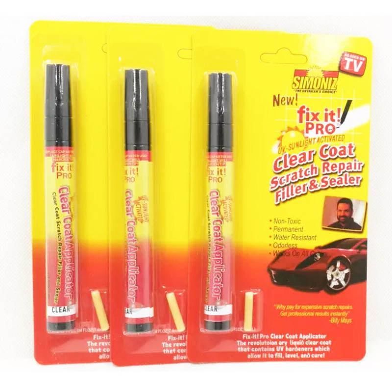 2X Fix It Pro Scratch Car Coat Paint Repair Pen Aluminum Painting Clear Remover