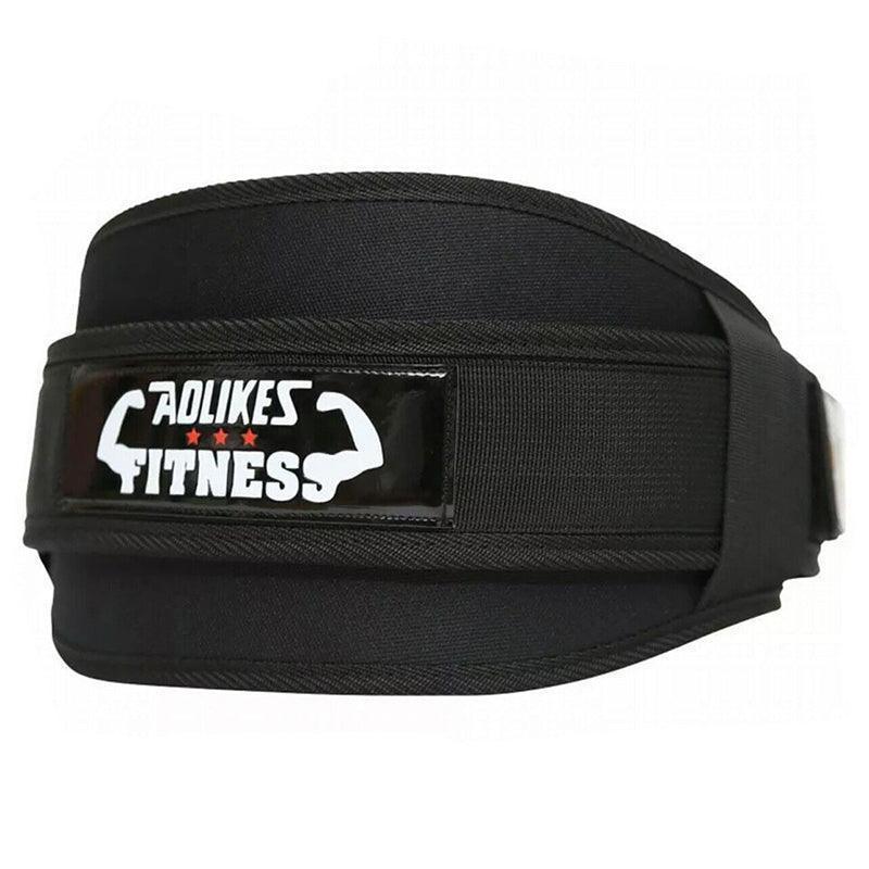 Fitness Weight Lifting Belt Barbell Dumbell Training Back Support Men Women M - Red-M