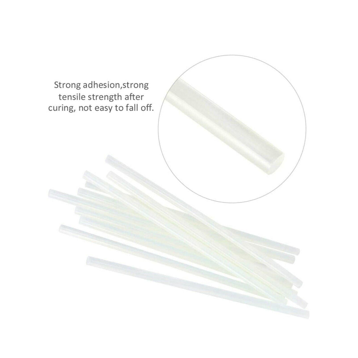 Clear Hot Melt Glue Sticks Adhesive Craft Stick for DIY Glue Tool 7mm 11mm - 11mm x 100mm 10pcs