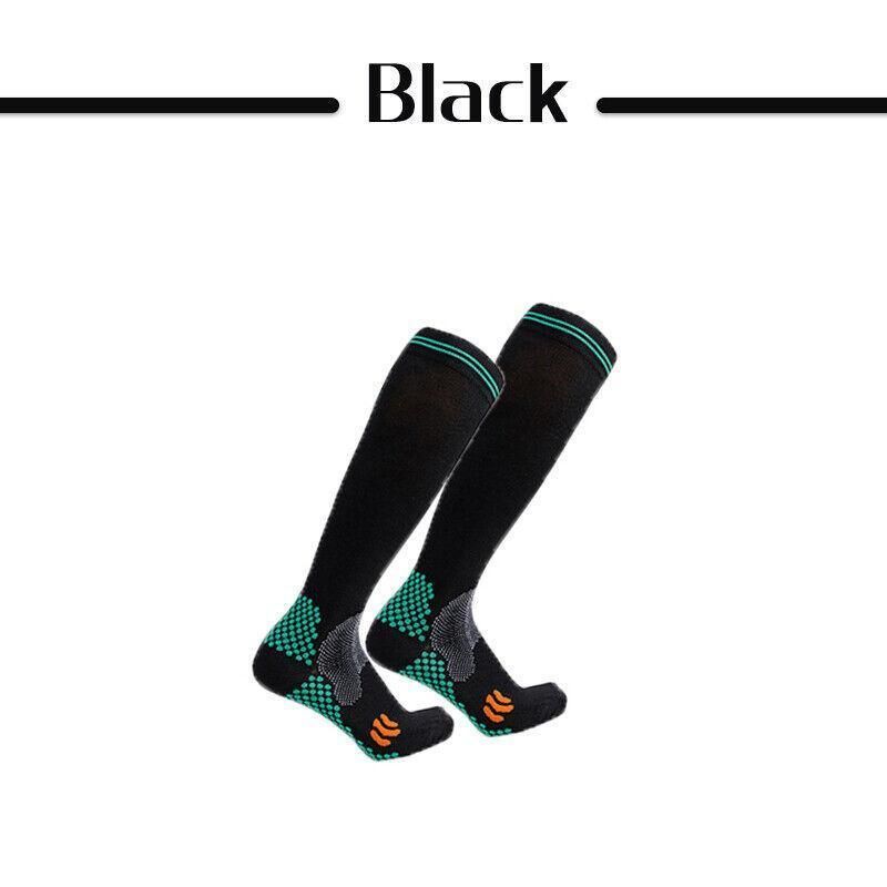 Compression Socks Miracle Copper Anti Fatigue Unisex Travel DVT Comfort L/XL - 1Pair Pink