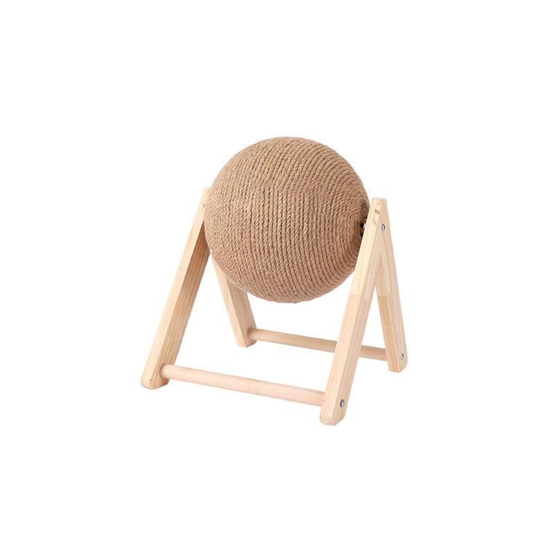 Cat Scratching Ball Cat Scratcher Toy Cats Scratcher Post Natural Sisal - Small (V-Type)