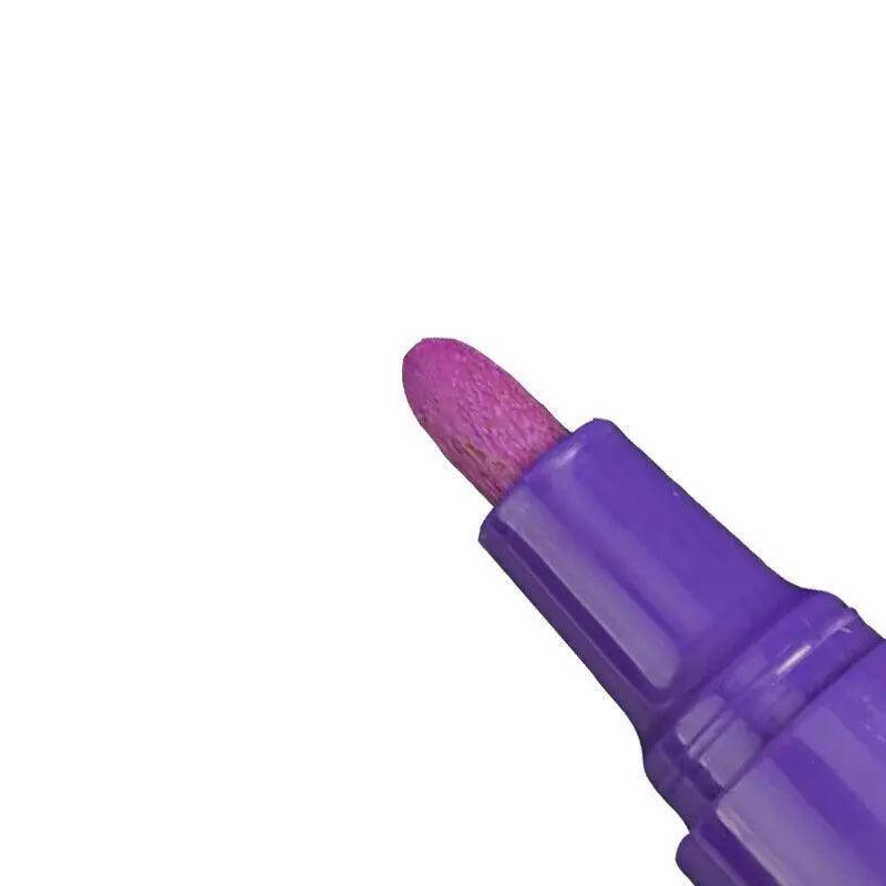 Multicolour Permanent Paint Marker Pens for Tyre Metal Glass Rubber - Pink