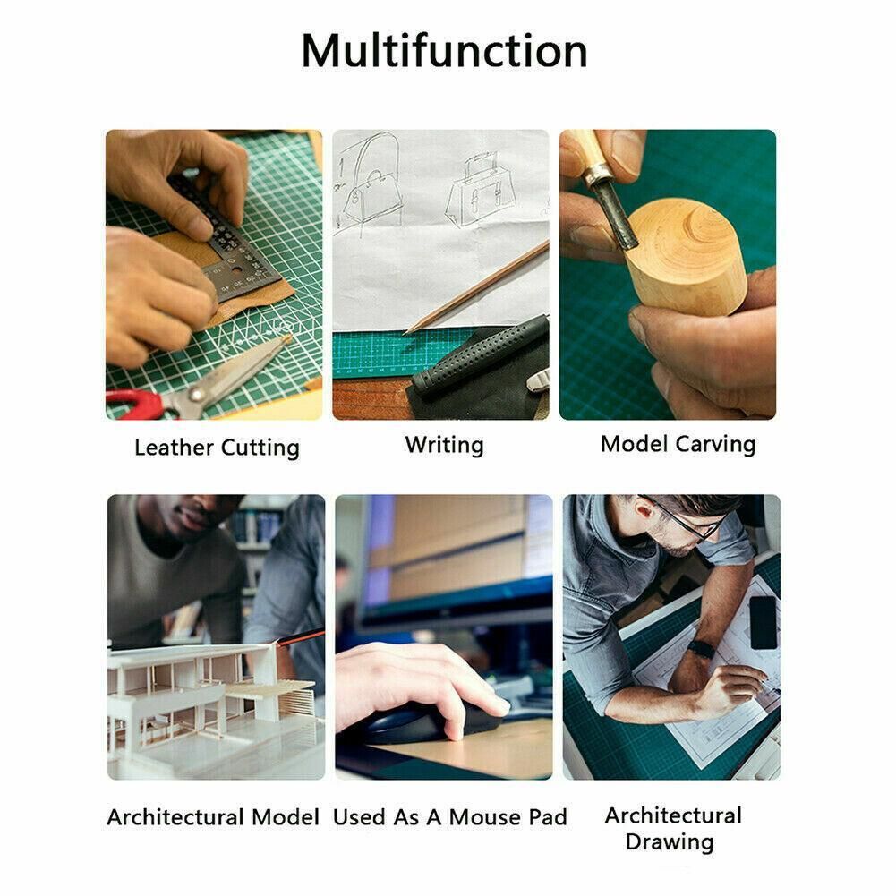 Junesix A1 A2 A3 A4 A5 Pvc Cutting Mat Durable Diy Self Healing Engraving Pad Au - A3