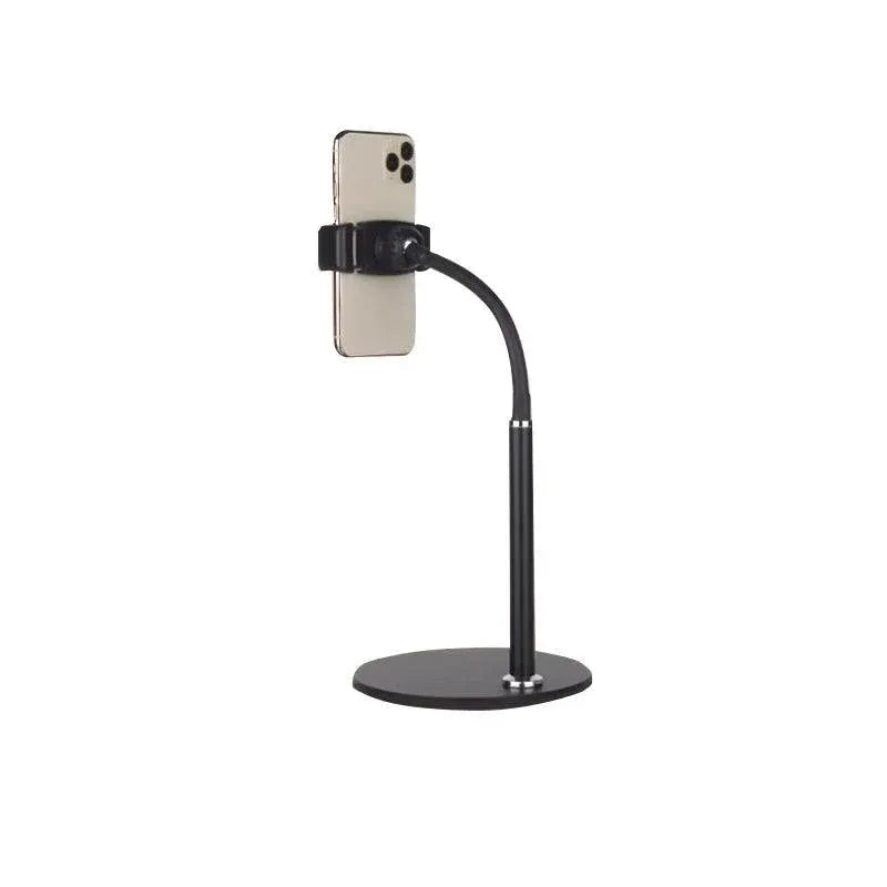 Adjustable Floor/Desk Stand Bed Lazy Mount Holder Arm Bracket For Phone Tablet - 6.5-9cm Black(Desk Stand)