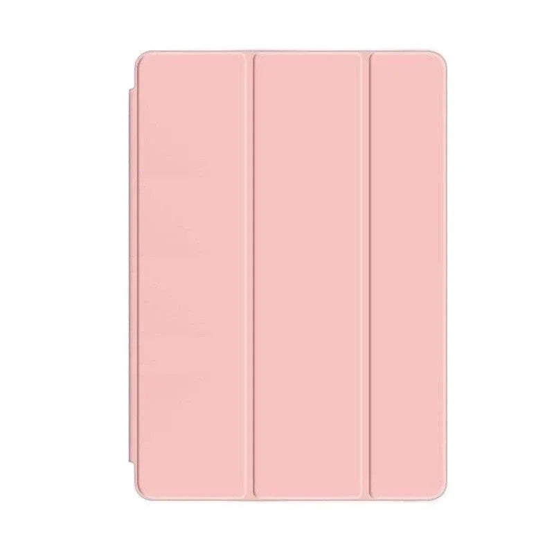 Shockproof Silicone iPad 2017 Case with Pencil Slot and Smart Cover – 6 Colour Options - Pink