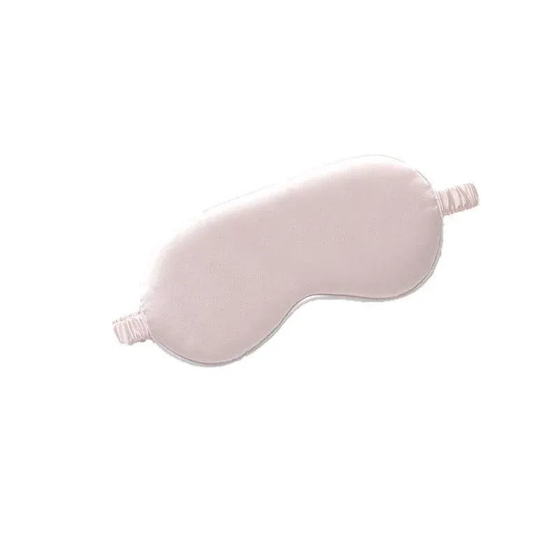 Pure Soft Silk Eyeshade Blindfold Sleep Eye Mask Cover Light Shade Travel Relax - 23 Light Pink