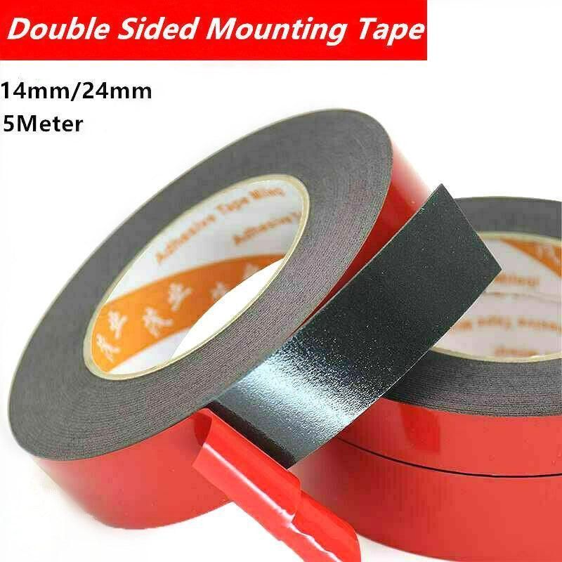Double Sided Pe Foam Tape Waterproof Adhesive Mounting Car Trim Body Platestrong - 24mm*5m