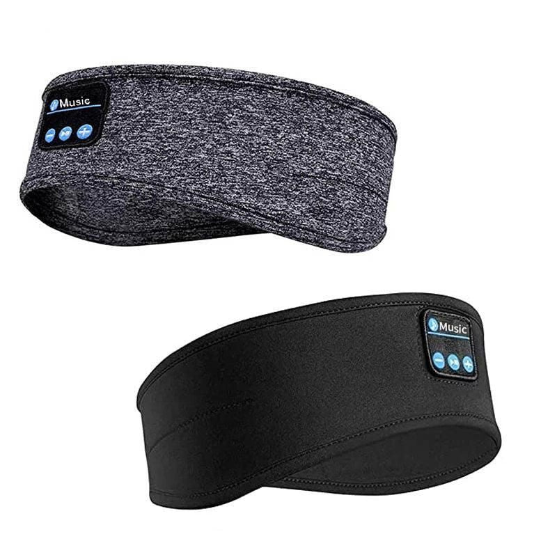 Wireless Bluetooth Eye Mask Headphones Sleep Headband for Relaxation and Meditation - Black