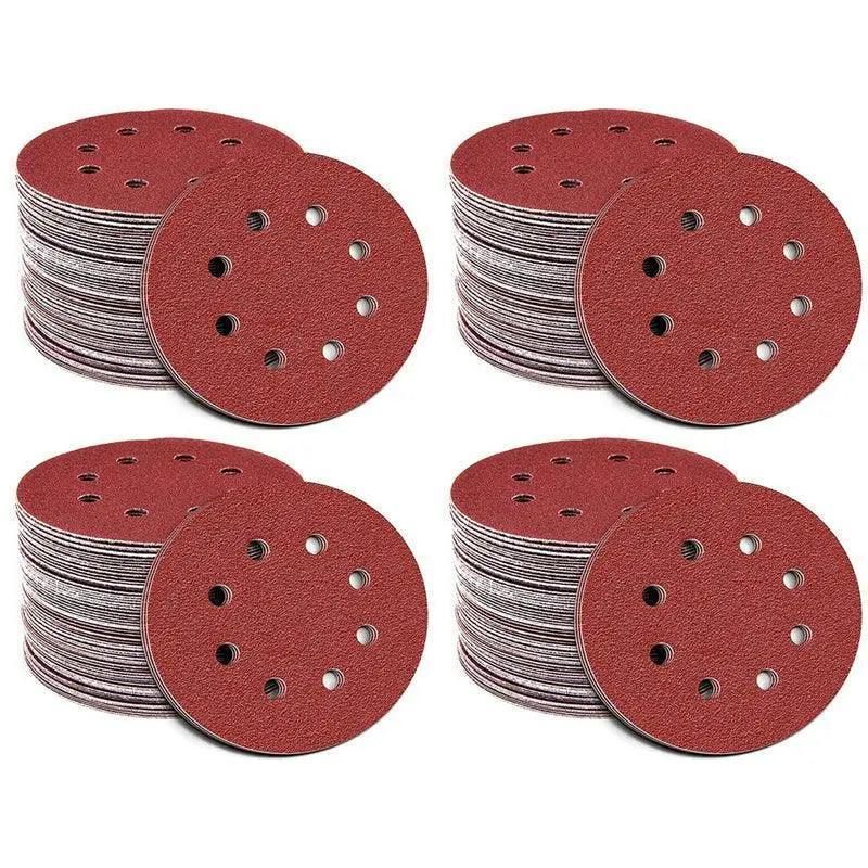 125X 125mm 5" Sanding Discs 60 80 100 120 240 Grit Orbital Sander Pads - 60 Grits