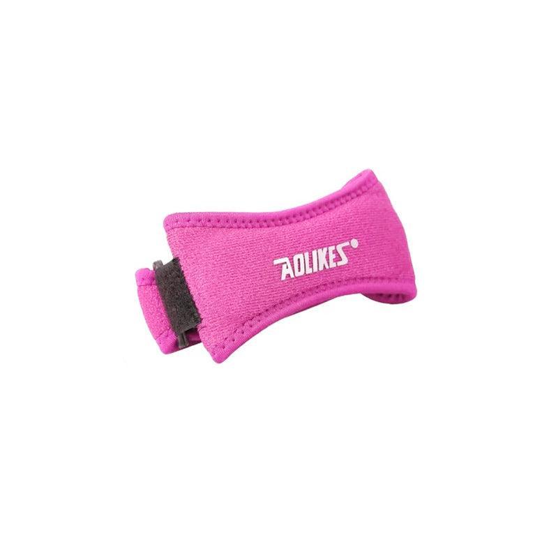 Aolikes Knee Strap Patella Jumper Gel Runner Tennis Sports Brace Support - Red