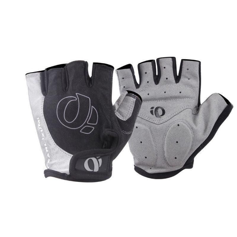 XL Size Cycling Bicycle Half Finger Bike Gloves Unisex Anti Slip Padded - Grey