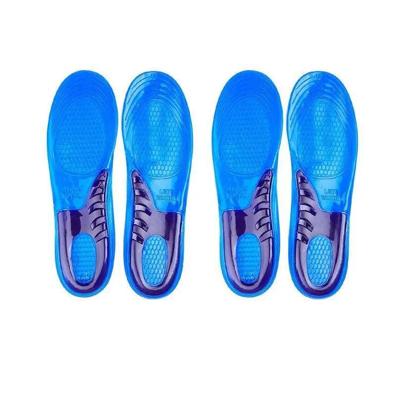 Comfort Gel Insoles with Arch Support for Flat Feet and Everyday Footwear - 1 Pair 35-38(24.5CM)