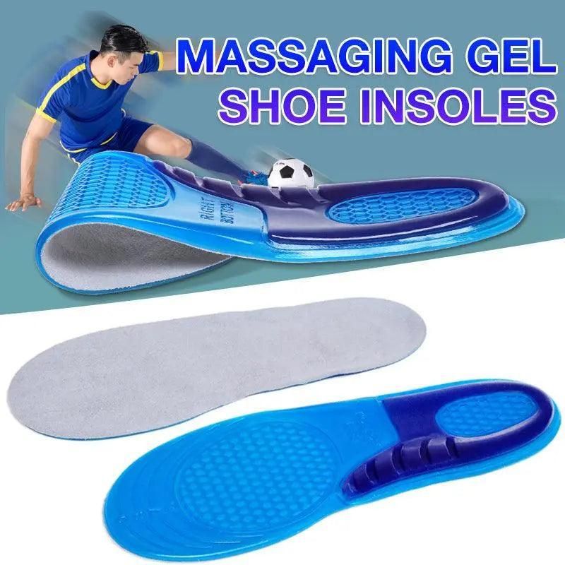Comfort Gel Insoles with Arch Support for Flat Feet and Everyday Footwear - 1 Pair 35-38(24.5CM)