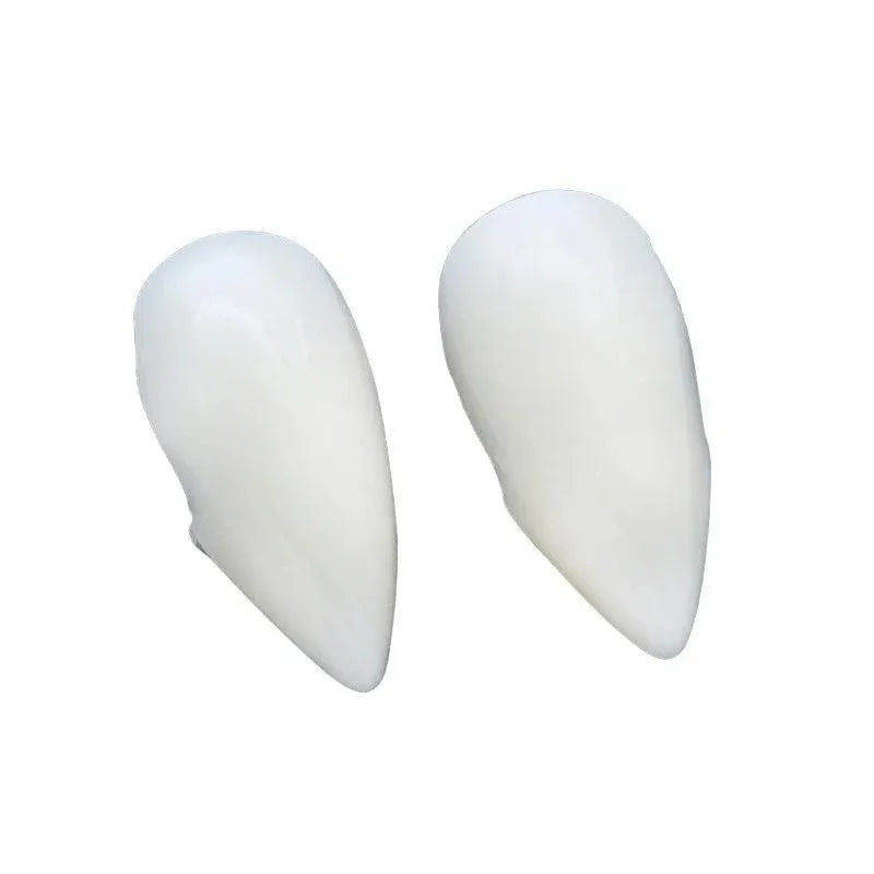 Cosplay Vampire Fangs Fake Teeth for Halloween Costume Party Dress Up 2PCS Prop Set - 17mm-1Piar