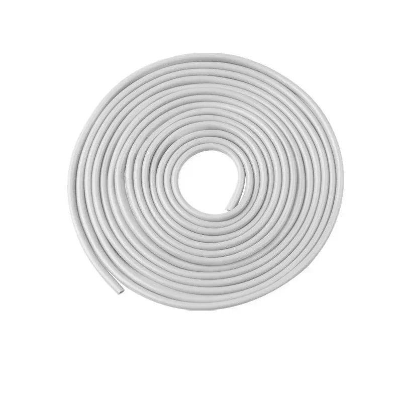 5m Car Door Edge Protector Strip Anti-Scratch Protection Rubber Trim Seal - Grey