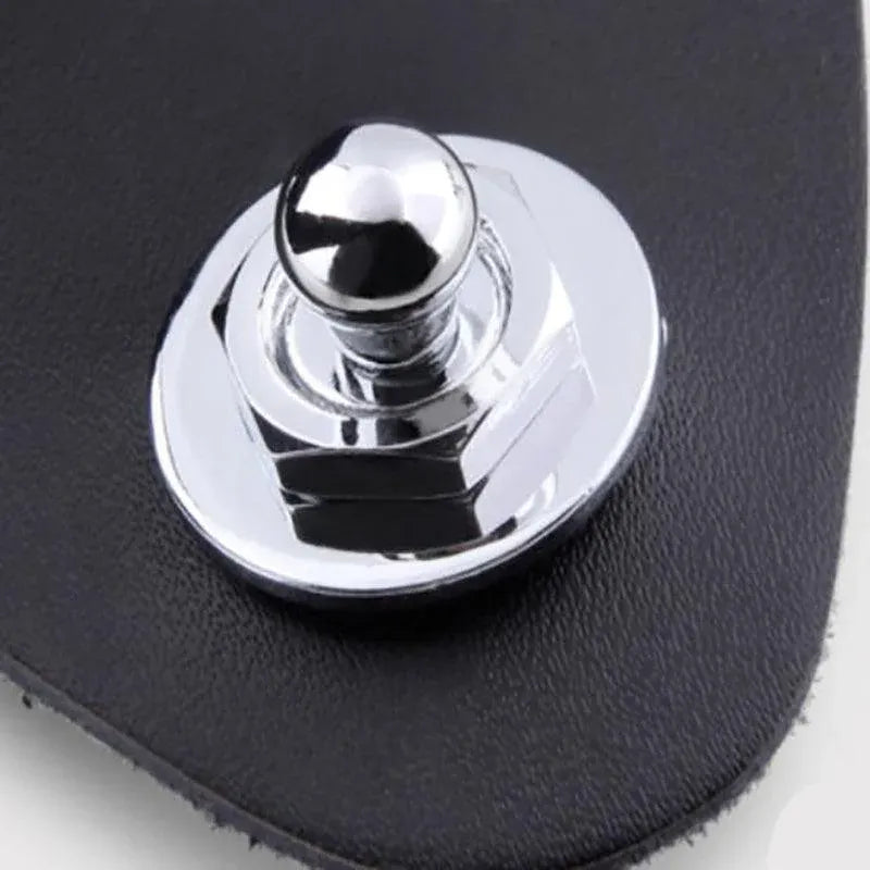 1PC Buttons Straplocks Bass Replacement Strap Locks Electric Acoustic Guitar - Black