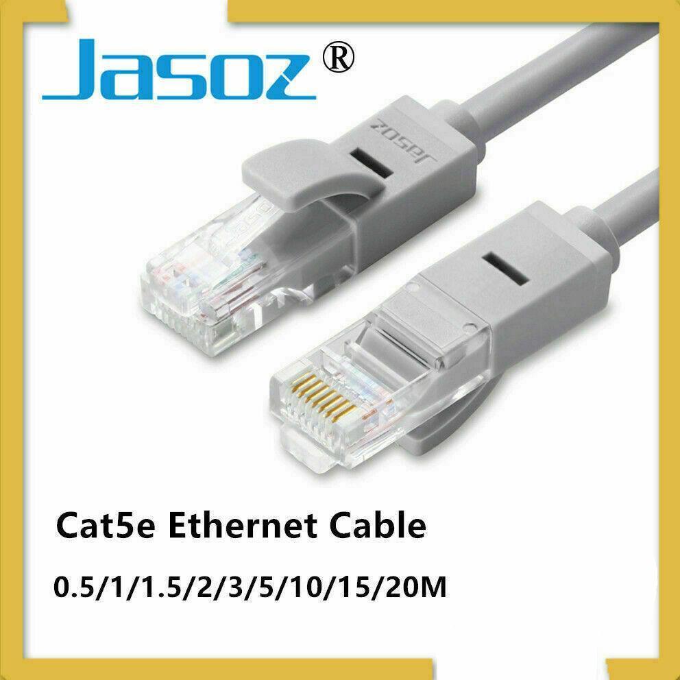 Jasoz Cat5E Ethernet Network Cable Lan Router Internet Patch 1 2 3 5 10 15 20M - 1.5 m