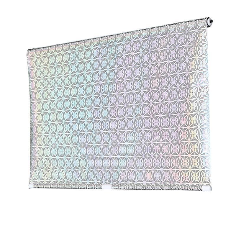 Silver Roller Blinds Suction Cup Sunshade Blackout Curtains Car Home Window Curtains - 40 X 125 CM