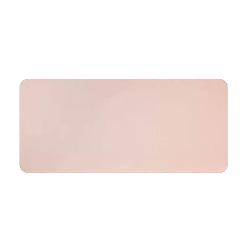 60*30Cm Leather Mouse Pad Gaming Waterproof Mousepad Desk Mat Anti-Slip Rubber - Pink