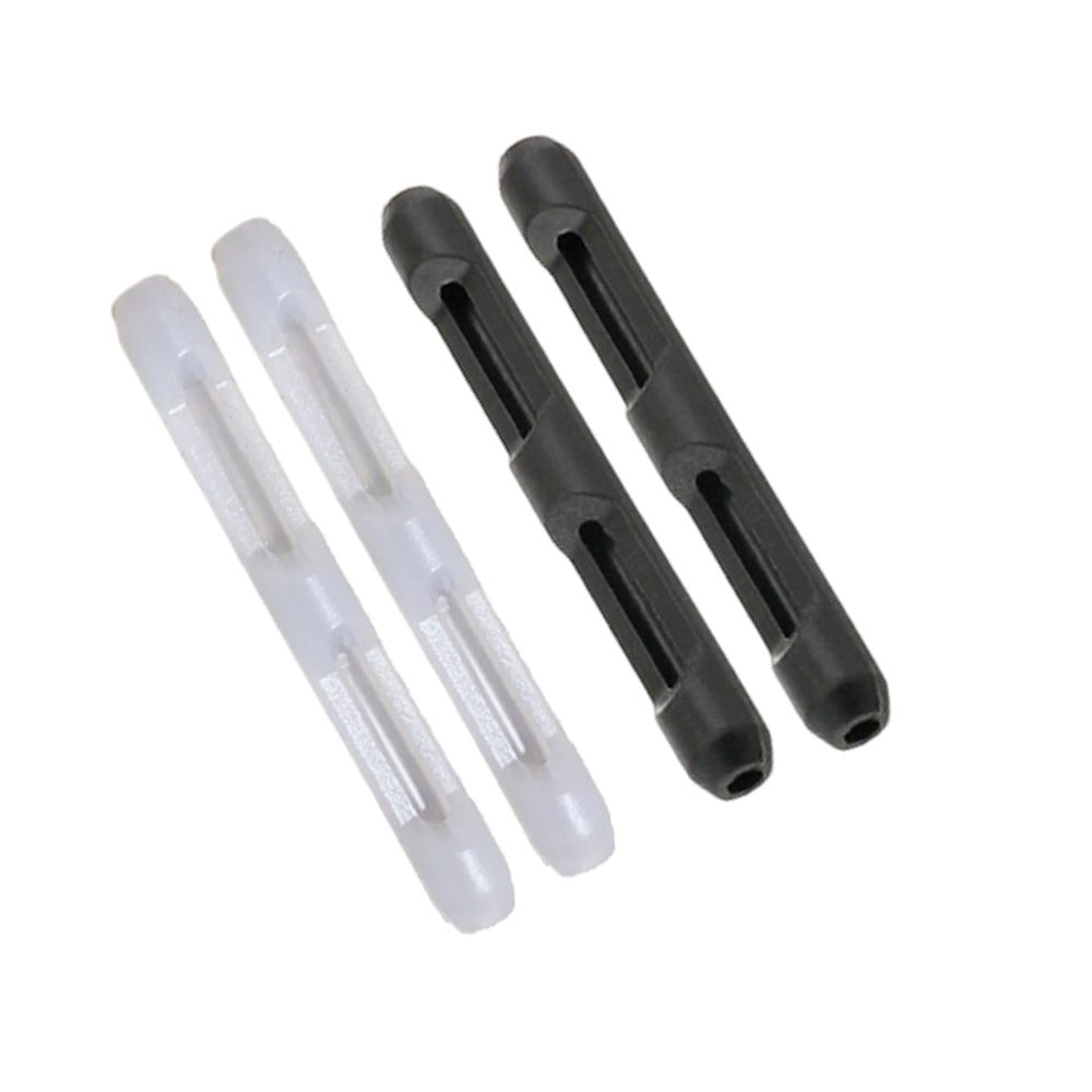 Silicone Eyeglasses Temple Hook Anti Slip Ear Grip Tips Holder for Glasses Spectacles - Black 1pair
