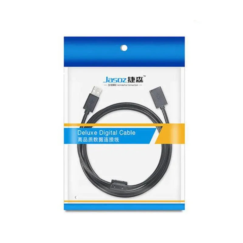 Jasoz Usb Extension Data Cable 2.0 A Male To A Female Long Cord For Laptop Pc - 5 m