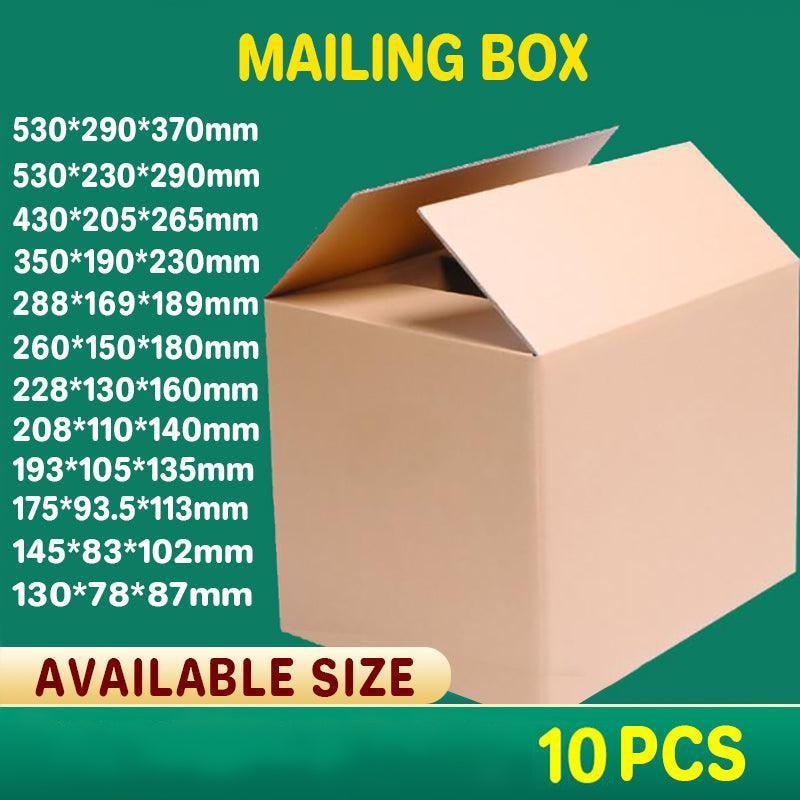 3-Layer Mailing Box Carton Small Medium Large Cardboard Parcel Boxes - Carton - 260x150x180mm